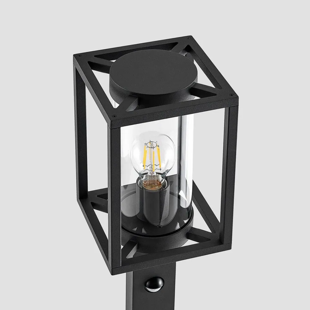 Lucande Gadebelysning Med Sensor|Terrassebelysning > vejlampe Ferda, 100 cm, sensor, antracit, IP44