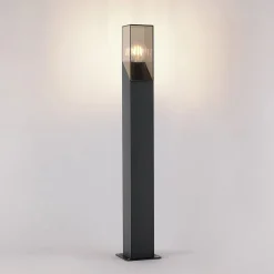 Lucande Terrassebelysning|Gadebelysning > vejlampe Fiola, 80 cm, antracit, IP54