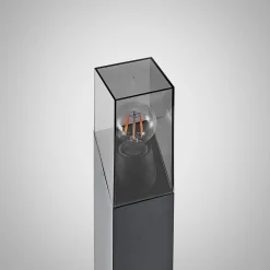 Lucande Terrassebelysning|Gadebelysning > vejlampe Fiola, 80 cm, antracit, IP54