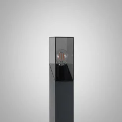 Lucande Terrassebelysning|Gadebelysning > vejlampe Fiola, 80 cm, antracit, IP54