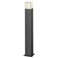 Lucande Gadebelysning > vejlampe Keke, højde 70 cm, antracit, aluminium