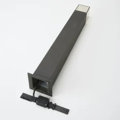 Lucande Gadebelysning > vejlampe Keke, højde 70 cm, antracit, aluminium