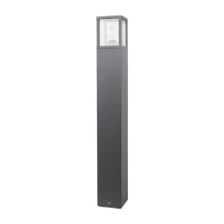 Lucande Terrassebelysning|Gadebelysning > vejlampe Klemens, 90 cm, antracit, metal, E27