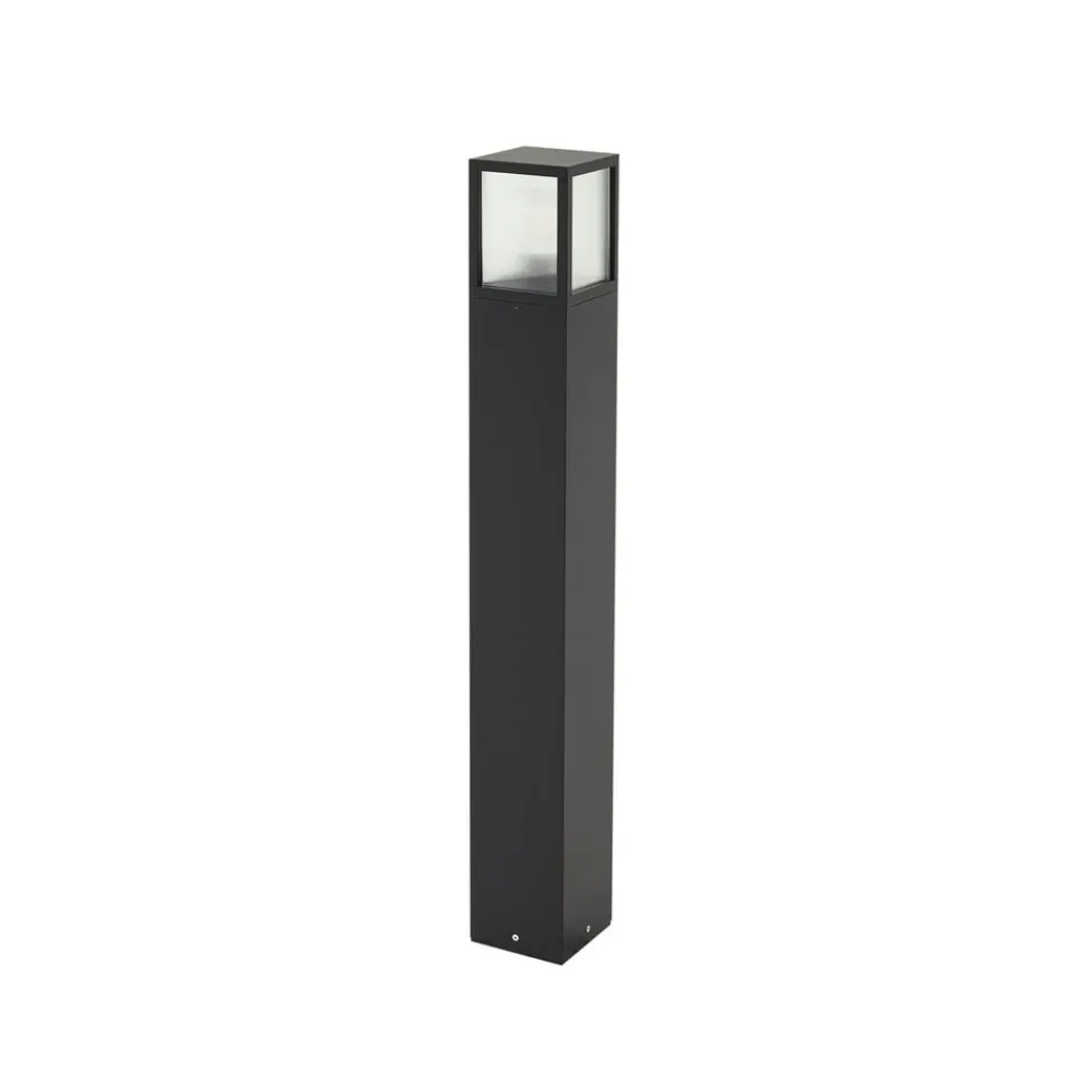 Lucande Terrassebelysning|Gadebelysning > vejlampe Klemens, 90 cm, sort, metal, IP54