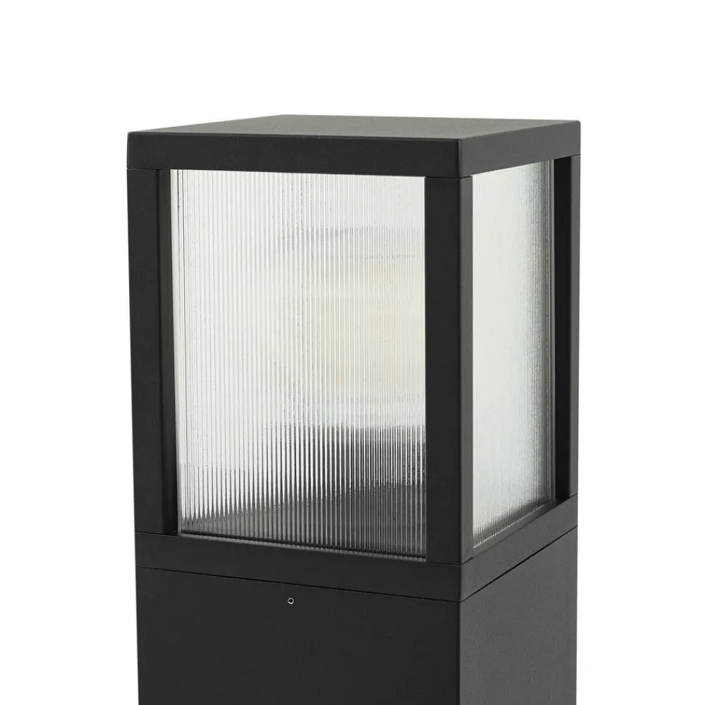 Lucande Terrassebelysning|Gadebelysning > vejlampe Klemens, 90 cm, sort, metal, IP54