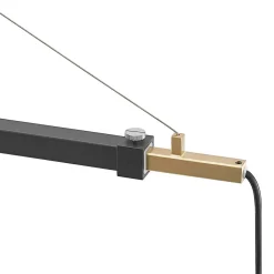 Lucande Væglamper|Pendellamper > væglampe Beleza, højde 150 cm, kan trækkes ud, tekstil