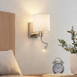 Væglamper|Væglamper ^ Lucande væglampe Brinja, 45 cm, drejelig, læselampe, E27