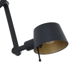 Lucande Arbejdsrum/Kontor|Væglamper > væglampe Silka, sort, metal, 9,5 cm høj