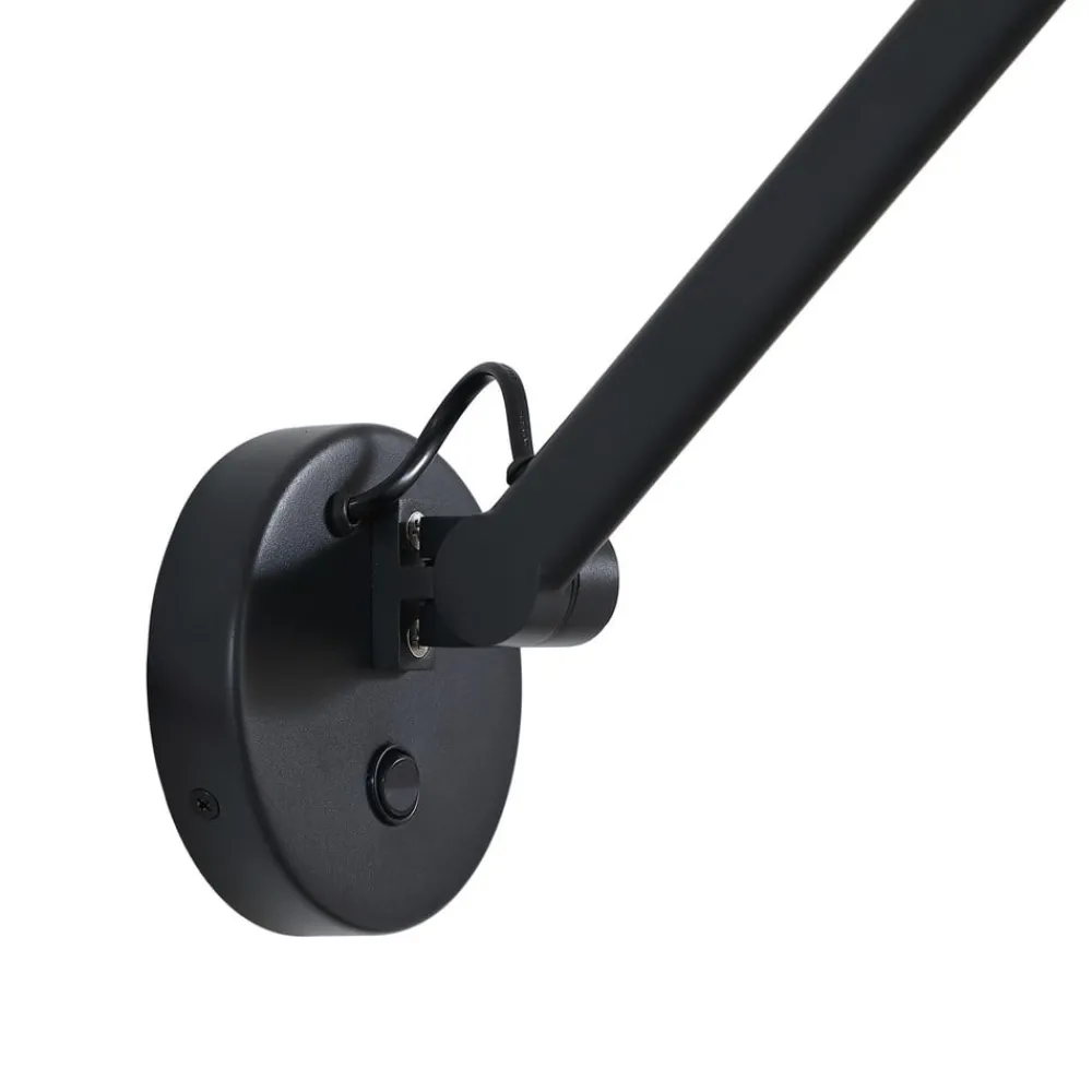 Lucande Arbejdsrum/Kontor|Væglamper > væglampe Silka, sort, metal, 9,5 cm høj