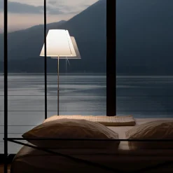 Luceplan Gulvlamper|Gulvlamper > Costanza gulvlampe D13t, aluminium/hvid
