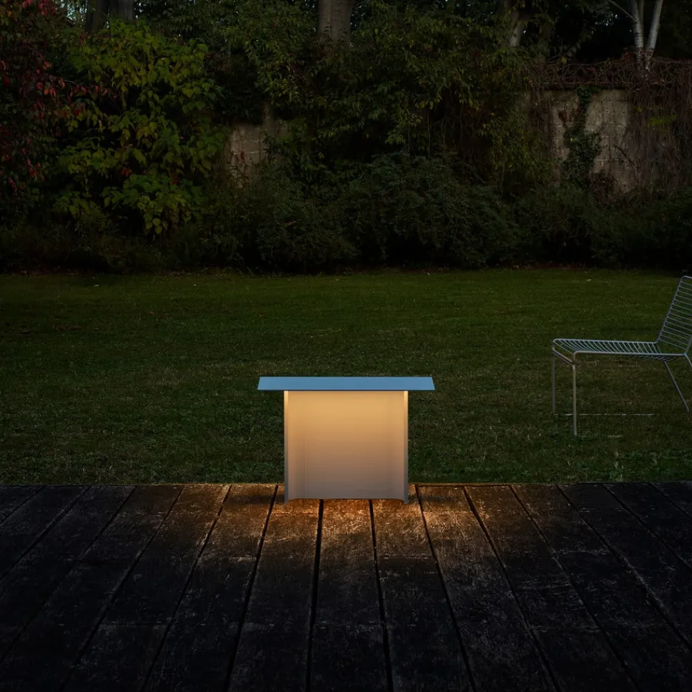 Sokkellamper ^ Luceplan Fienile LED-sokkellampe 32 cm lysegrå