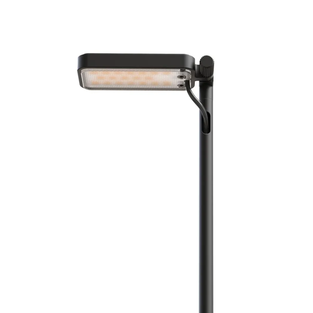 Luceplan Gadebelysning > LED-vejlampe Flia, 120 cm høj, sort, plast