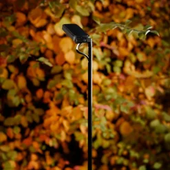 Luceplan Gadebelysning > LED-vejlampe Flia, 2 lyskilder, sort, plast