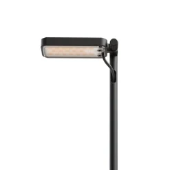 Gadebelysning ^ Luceplan LED-vejlampe Flia, 3 lyskilder, sort, plast