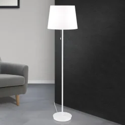 ORION Gulvlamper|Gulvlamper > Ludwig gulvlampe i tekstil, hvid