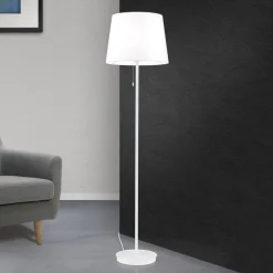 ORION Gulvlamper|Gulvlamper > Ludwig gulvlampe i tekstil, hvid
