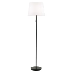 ORION Gulvlamper > Ludwig tekstilgulvlampe, mat sort