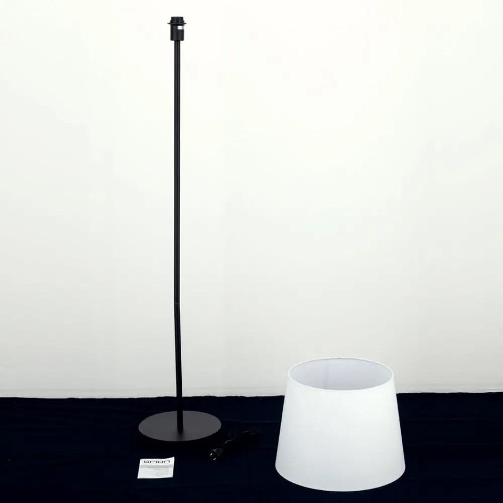 ORION Gulvlamper > Ludwig tekstilgulvlampe, mat sort