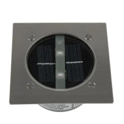Smartwares Solcellelamper|Nedgravet Udebelysning > Lugo LED nedgravningsspot, IP44, 10,5 x 10,5 cm