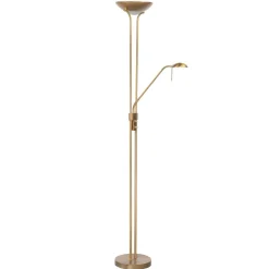 Gulvlamper ^ HighLight Lunaria variabel LED-uplight med læselampe