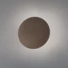 Væglamper|Væglamper ^ TK Lighting Luna væglampe, brun, indirekte lys, Ø 30 cm, stål