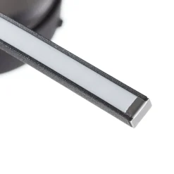 Domiluce Væglamper > Lungo LED-væglampe med moderne design, sort