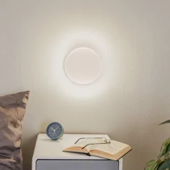TK Lighting Væglamper|Væglamper > Lunia New væglampe, hvid, Ø 20 cm