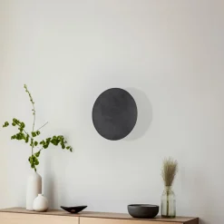 TK Lighting Væglamper|Væglamper > Lunia New væglampe, sort, Ø 20 cm