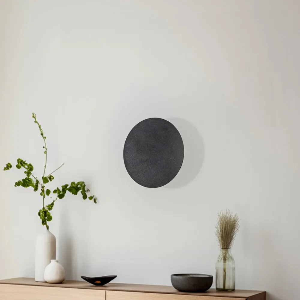 TK Lighting Væglamper|Væglamper > Lunia New væglampe, sort, Ø 20 cm