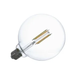 Dæmpbar Led-Pære|Filament Pære ^ LUUMR LED-pære, E27 G125 7W, klar, smart