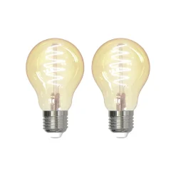 LUUMR Smarte Lyskilder|Led Pærer > Smart E27 4,9W ZigBee Tuya Hue ravfarvet sæt med 2 stk