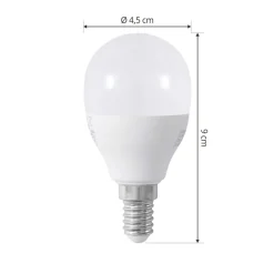 LUUMR Dæmpbar Led-Pære|Smarte Lyskilder > Smart LED-dråbepære E14 4,9W Tuya WLAN mat CCT
