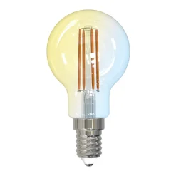 LUUMR Dæmpbar Led-Pære|Filament Pære > Smart LED-dråbepære klar E14 4,2W Tuya WLAN CCT