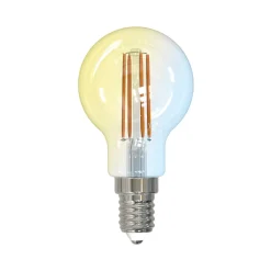 LUUMR Dæmpbar Led-Pære|Filament Pære > Smart LED-dråbepære sæt med 3 E14 4,2W CCT klar Tuya