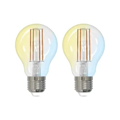 LUUMR Dæmpbar Led-Pære|Filament Pære > Smart LED E27 A60 7W ZigBee Philips Hue sæt med 2 stk