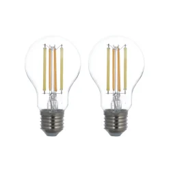 LUUMR Dæmpbar Led-Pære|Filament Pære > Smart LED E27 A60 7W ZigBee Philips Hue sæt med 2 stk