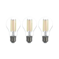 Dæmpbar Led-Pære|Filament Pære ^ LUUMR Smart LED E27 A60 7W ZigBee Philips Hue sæt med 3 stk