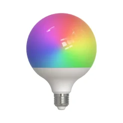 LUUMR Dæmpbar Led-Pære|Smarte Lyskilder > Smart LED, 3, E27, G125, 9W, RGBW, CCT, mat, Tuya