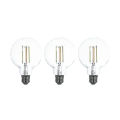 LUUMR Dæmpbar Led-Pære|Filament Pære > Smart LED E27 G95 7W ZigBee Philips Hue sæt med 3 stk