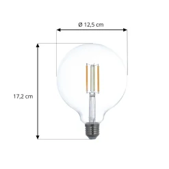 LUUMR Smarte Lyskilder > Smart LED E27 G125 7W ZigBee Philips Hue sæt med 2 stk