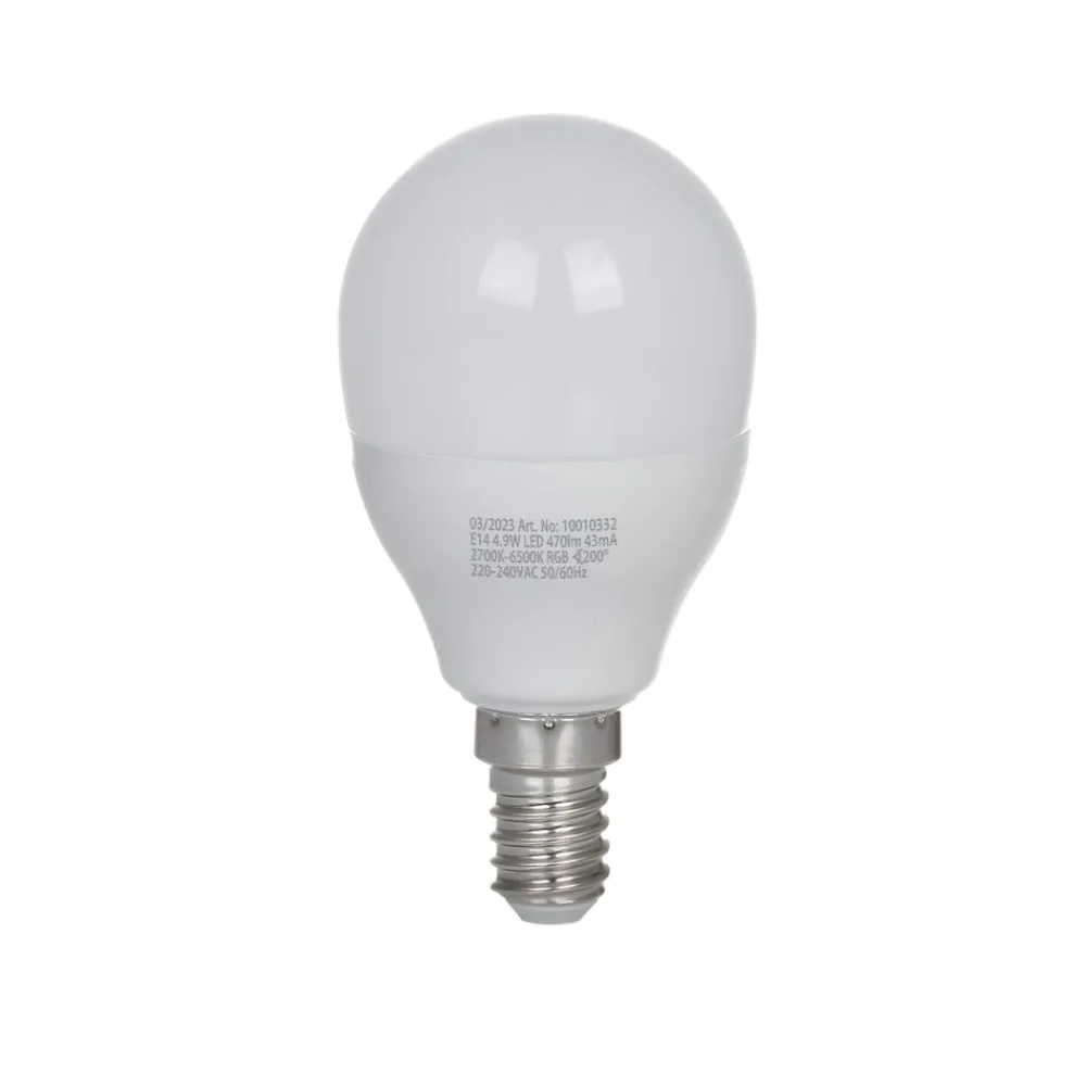LUUMR Dæmpbar Led-Pære|Smarte Lyskilder > Smart LED E14 P45 4,9W RGBW CCT ZigBee Hue