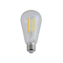 Filament Pære|Smarte Lyskilder ^ LUUMR Smart LED E27 ST64 7W klar ZigBee Hue Tuya