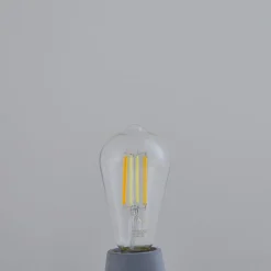 Filament Pære|Smarte Lyskilder ^ LUUMR Smart LED E27 ST64 7W klar ZigBee Hue Tuya