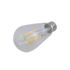 Filament Pære|Smarte Lyskilder ^ LUUMR Smart LED E27 ST64 7W klar ZigBee Hue Tuya