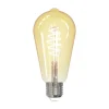 LUUMR Dæmpbar Led-Pære|Filament Pære > Smart LED E27 ST64 4,9W klar ZigBee Philips Hue