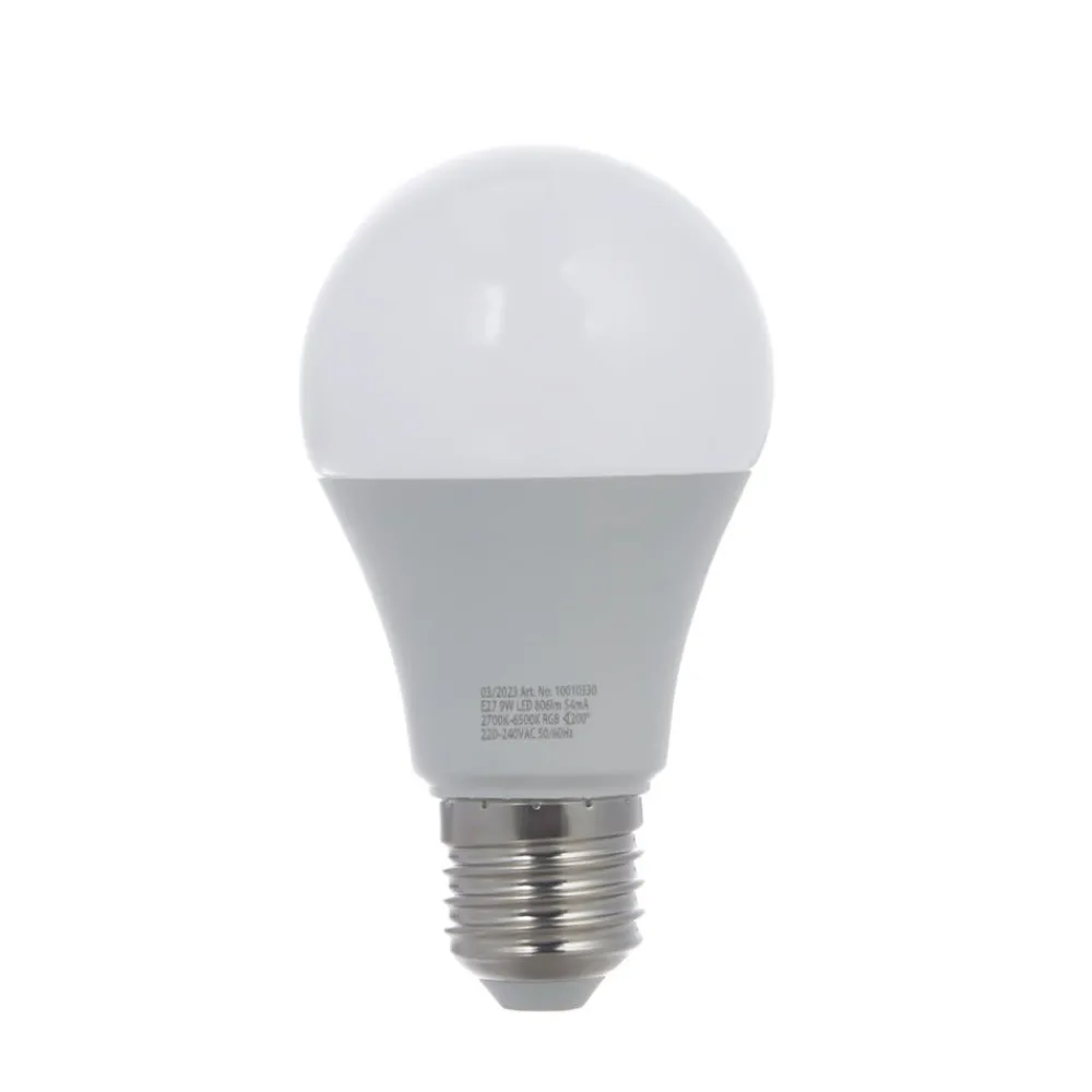 Dæmpbar Led-Pære|Smarte Lyskilder ^ LUUMR Smart LED E27 9W mat RGBW CCT ZigBee Hue