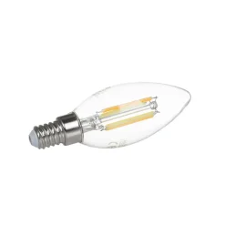 LUUMR Dæmpbar Led-Pære|Filament Pære > Smart LED-kertepære klar E14 4,2W Tuya WLAN CCT