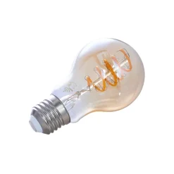 Dæmpbar Led-Pære|Smarte Lyskilder ^ LUUMR Smart LED-pære A60 E27 ravfarvet 4,9 W Tuya WLAN