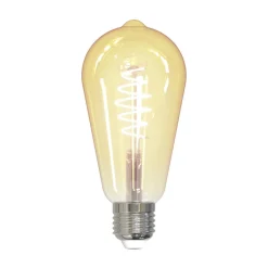 LUUMR Dæmpbar Led-Pære|Smarte Lyskilder > Smart LED-pære E27 ST64 ravfarvet 4,9 W Tuya WLAN