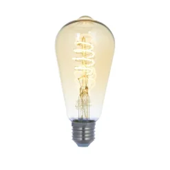 LUUMR Dæmpbar Led-Pære|Smarte Lyskilder > Smart LED-pære E27 ST64 ravfarvet 4,9 W Tuya WLAN